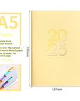 Stay Organized and Calm: The ADHD- and anxiety Friendly Planner for Focus 2025, Soft Leather