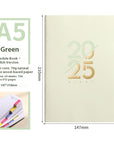 Stay Organized and Calm: The ADHD- and anxiety Friendly Planner for Focus 2025, Soft Leather