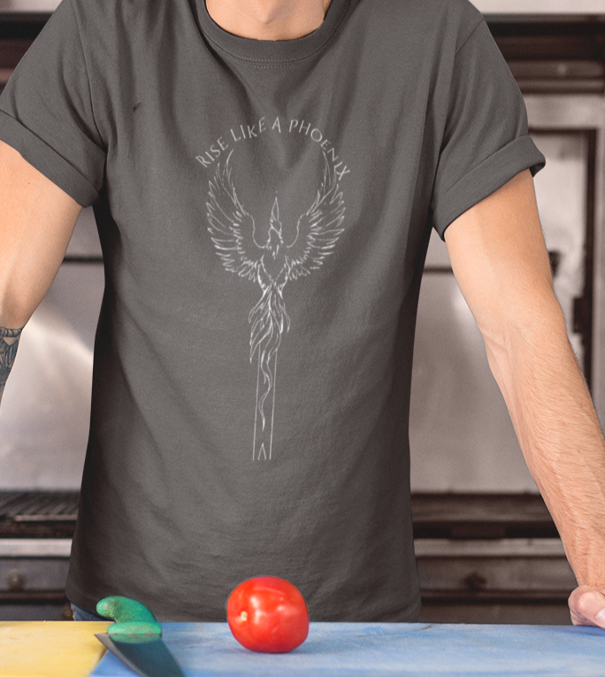 Rise Like a Phoenix – The Phoenix Year Drop | Limited Comeback Tee | Minimalist Premium Garment-Dyed Shirt