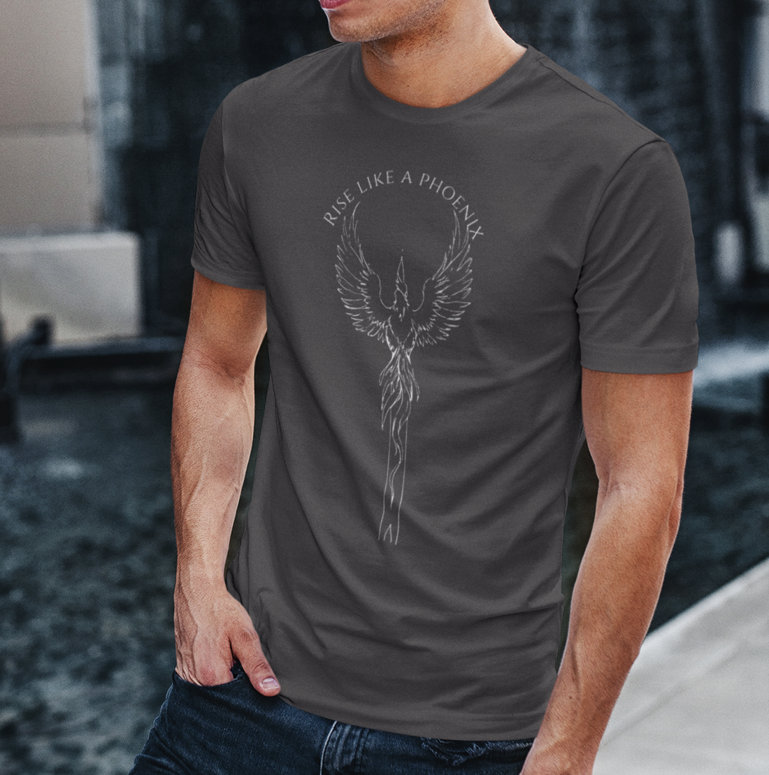Rise Like a Phoenix – The Phoenix Year Drop | Limited Comeback Tee | Minimalist Premium Garment-Dyed Shirt