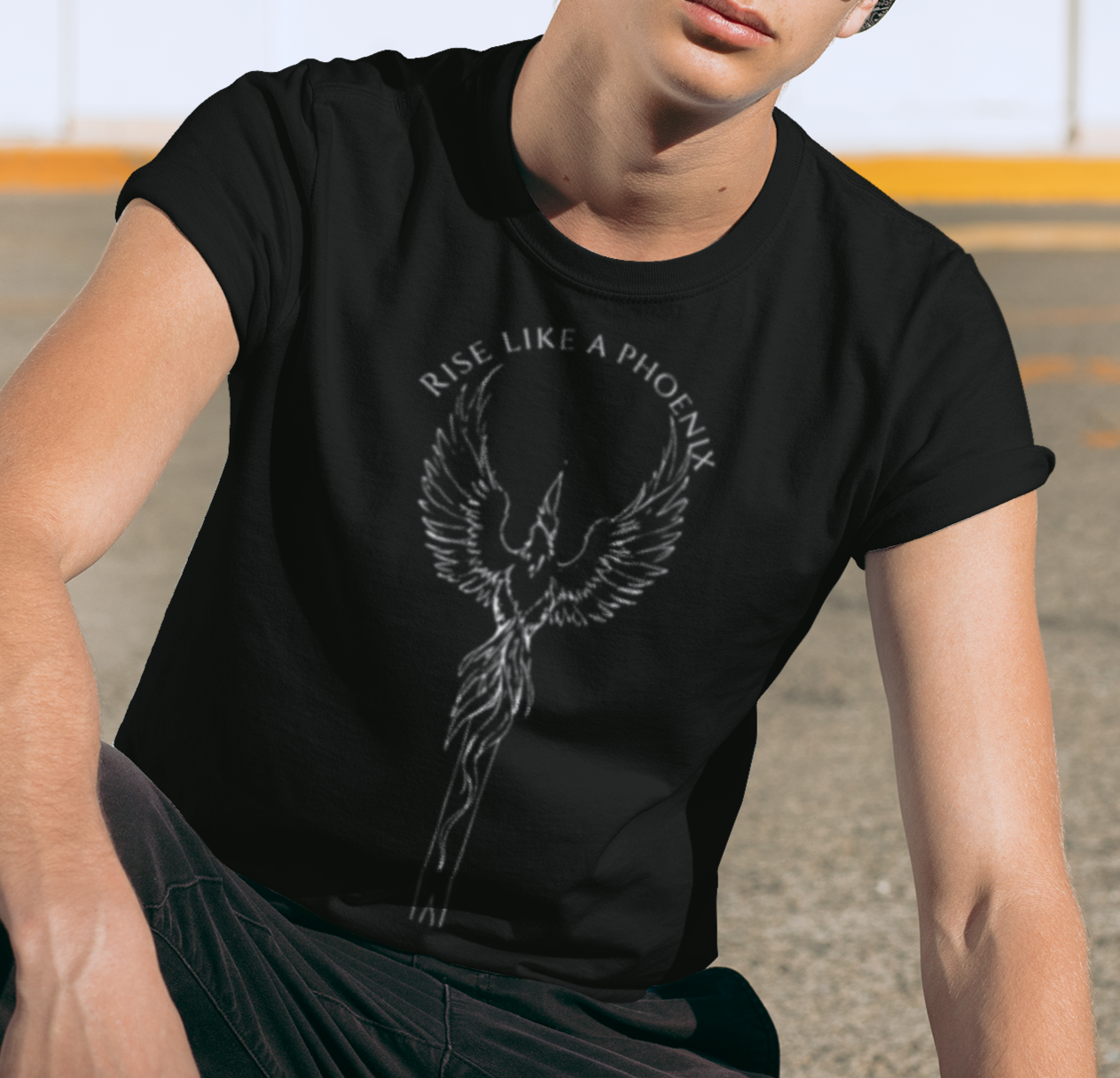 Rise Like a Phoenix – The Phoenix Year Drop | Limited Comeback Tee | Minimalist Premium Garment-Dyed Shirt